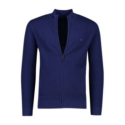 Afbeelding van Portofino vest Heren normale fit blauw effen