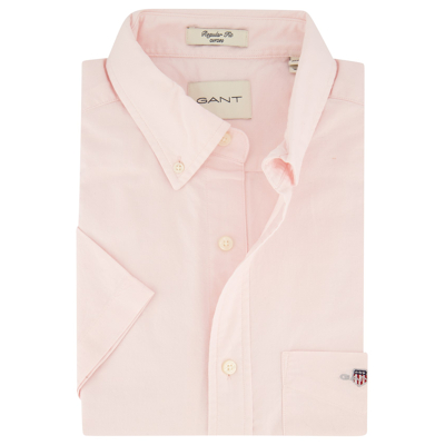 Afbeelding van Gant overhemd korte mouw roze effen