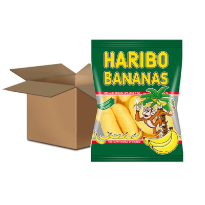 Afbeelding van Haribo Bananen zakje (28 x 70 gr)
