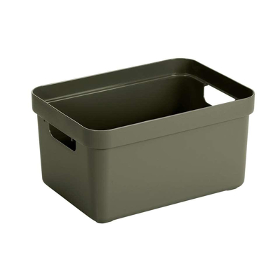 Afbeelding van Sigma home box 13 liter donkergroen 35,2x25,3x18,3 cm Groen Polypropyleen Sunware