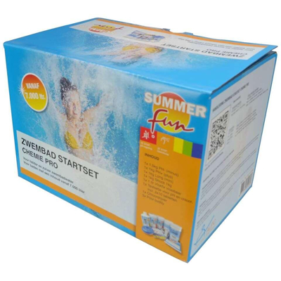 Afbeelding van Startset zwembad Summer Fun (Testset, pH regelaar, Chloor, Vlokfix, Chloordrijver)