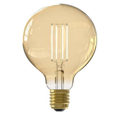 Afbeelding van Smart LED Filament Goud Globelamp G95 E27 220 240V 7W 806lm 1800 3000K Calex