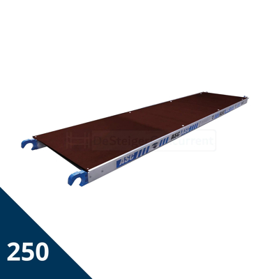 Afbeelding van ASC Platform zonder luik 250 houten deck
