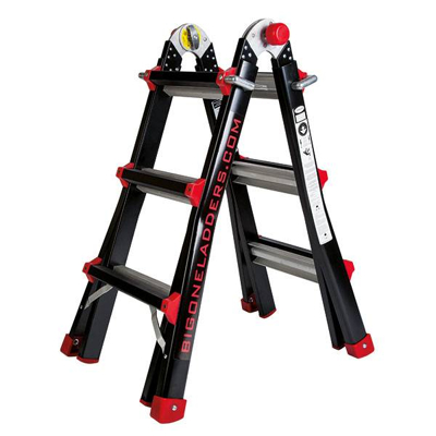 Afbeelding van BigOne multifunctionele ladder TacTic 4x3 sporten