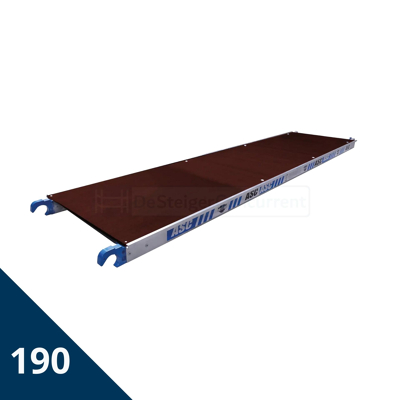 Afbeelding van ASC Platform zonder luik 190 houten deck 10203111