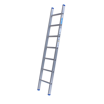 Afbeelding van Solide 1 delige ladder 7 sporten met rechte voet