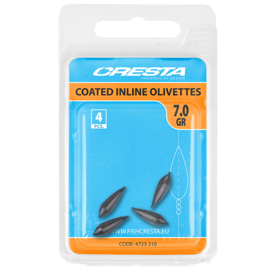 Afbeelding van Cresta Coated Inline Olivettes 1,0g (6stuks) lood