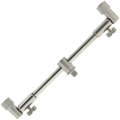 Afbeelding van NGT Stainless Steel, Adjustable 20 30cm, 2 Rod Buzz Bar MTL Buzzerbars
