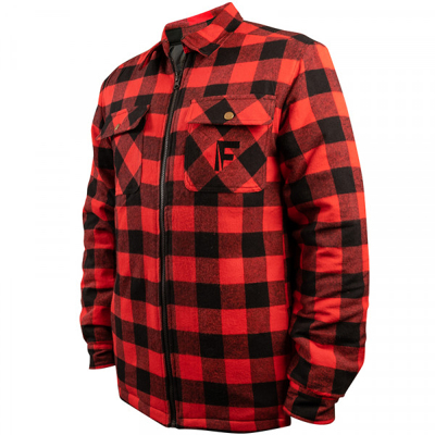 Afbeelding van Fladen Forest Thermal Shirt Red/Black XL Vis trui