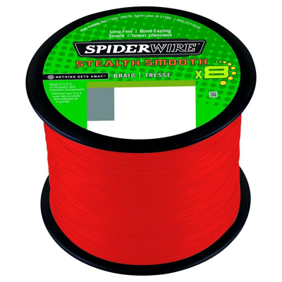 Afbeelding van Spiderwire Stealth Smooth 8 Red Gevlochten lijn 0.05mm / 5.4kg (2000m)