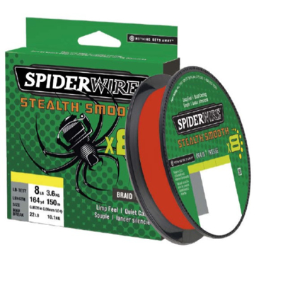 Afbeelding van Spiderwire Stealth Smooth 8 &#039;Red&#039; 0,13mm (300m) Gevlochten lijn