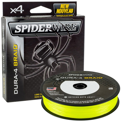 Afbeelding van Spiderwire Dura 4 Braid 150m 0.35mm/35.0kg 77lbs Yellow Gevlochten lijn