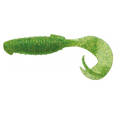 Afbeelding van Keitech Flapper Grub 10,1cm Lime Chartreuse (7 stuks) Dropshot