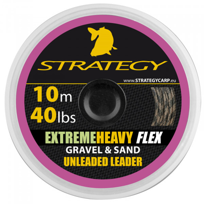 Afbeelding van Strategy Extreme Heavy Flex &#039;Gravel &amp; Sand&#039; 10m (40lb) Karper onderlijn materiaal