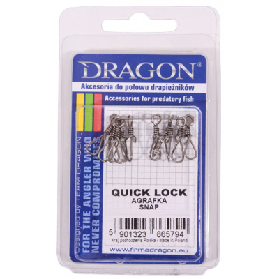 Afbeelding van Dragon Quick Lock Snap Size 8 (10stuks) Wartel