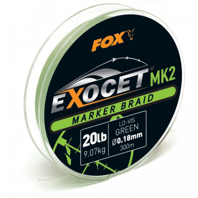 Afbeelding van Fox Exocet MK2 Marker Braid 0,18mm (300m) Gevlochten lijn