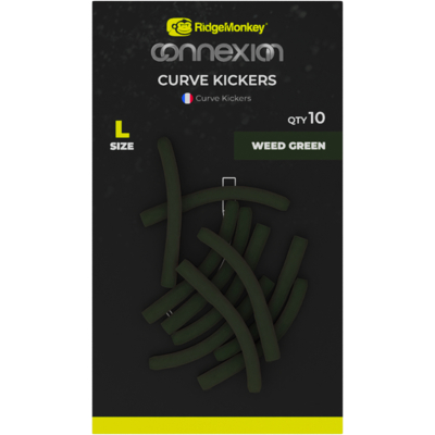 Afbeelding van RidgeMonkey Connexion Curve Kickers L Weed Green Vismateriaal