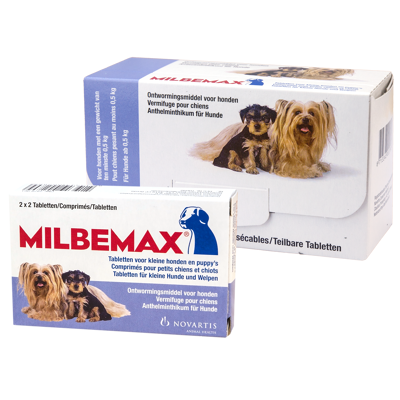 Afbeelding van Milbemax Tablet Ontworming Puppy/Kleine Hond 2X2 TABL