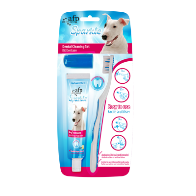 Afbeelding van All For Paws Sparkle Combo Set Brush Vanille