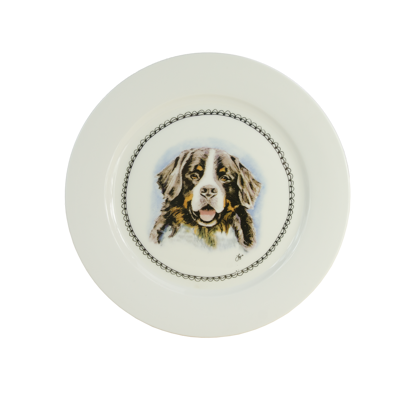 Afbeelding van Hofman Boerenwinkel Ontbijtbord 21cm Hond One Size Kleurloos