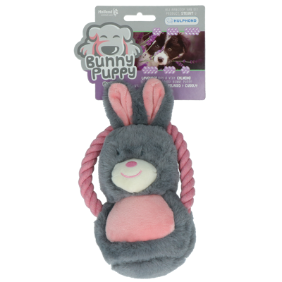 Afbeelding van Bunny Puppy Ropey Swing Hondenspeelgoed 27x13x6 cm Grijs Roze