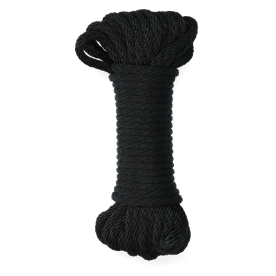 Afbeelding van Excellent Hay Slowfeeder net touw los One Size Zwart