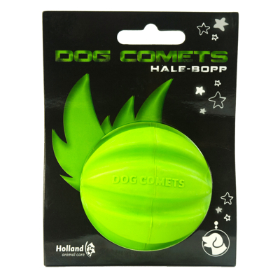 Afbeelding van Dog Comets Ball Hale Bopp Hondenspeelgoed 7 cm Groen Medium