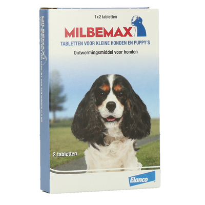 Afbeelding van Milbemax Kleine Hond / Pup 0,5 10 KG 2 TBL