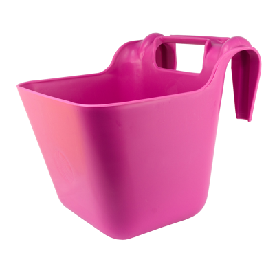 Afbeelding van Ok Plast Voerbak met ophangbeugel 14 L Roze