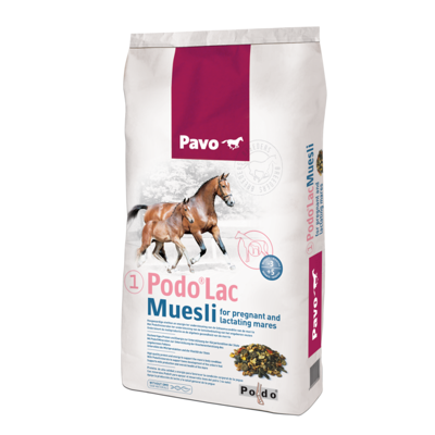 Afbeelding van Pavo Podo Lac Muesli Paardenvoer 15 kg