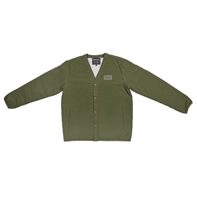 Afbeelding van Gamakatsu Insulated Cardigan Jacket Visjas Moss Green XL Vis jas