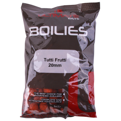 Afbeelding van Ultimate Baits Boilies 20mm 1kg Tutti Frutti