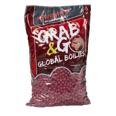 Afbeelding van Starbaits G&amp;G Global Strawberry Jam Boilies 14mm (10kg)