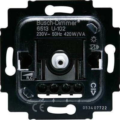 Afbeelding van Busch Jaeger dimmer voor elektronische trafo 6513 U 102