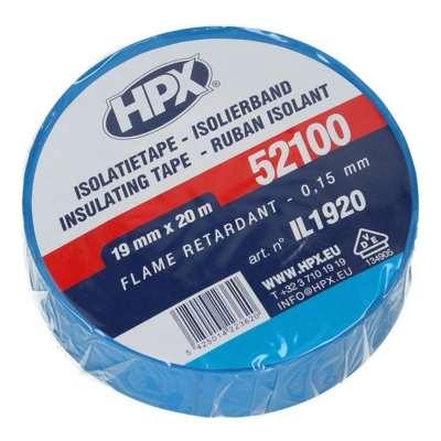 Afbeelding van HPX isolatietape blauw 19mm x 20 meter