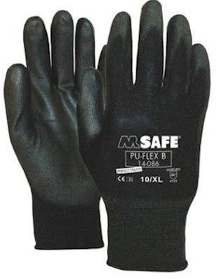 Afbeelding van Werkhandschoen OXXA M Safe PU Flex B14 086 Maat 10 XL Zwart