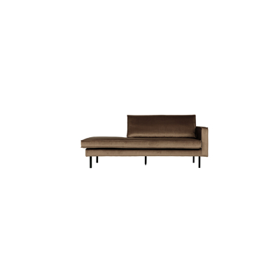 Afbeelding van Rodeo Daybed Right Velvet Taupe