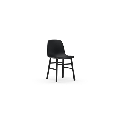 Afbeelding van Form Chair Black Oak