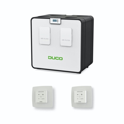 Afbeelding van Duco wtw app eengezinswoning all in one ducobox energy comfort d325 co2 en bd wit 0000 4656