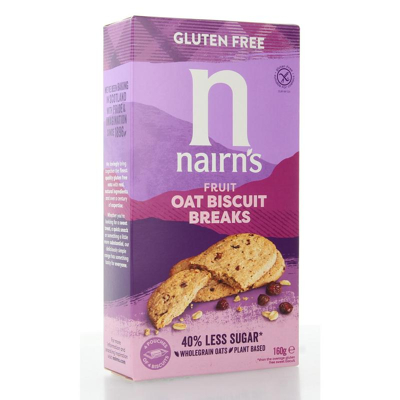Afbeelding van Nairns Biscuit breaks oats &amp; fruit 160 g