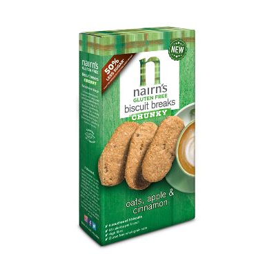 Afbeelding van Nairns Biscuit breaks oats apple &amp; cinnamon 160 g