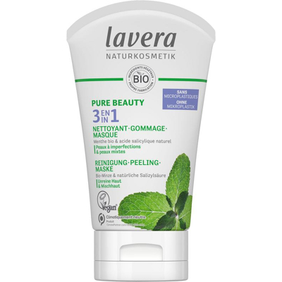 Afbeelding van Lavera Pure Beauty 3in1 reiniger peeling masker F NL 125 ml
