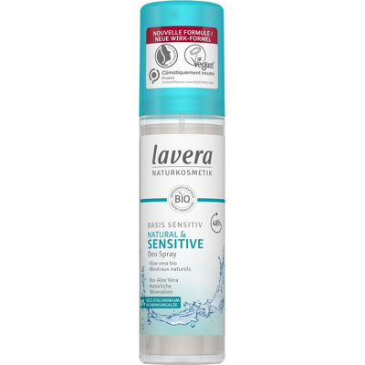 Afbeelding van Lavera Deodorant spray basis sensitiv bio FR DE 75 milliliter