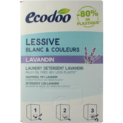 Afbeelding van Ecodoo Wasmiddel Vloeibaar Lavendel 5000ml