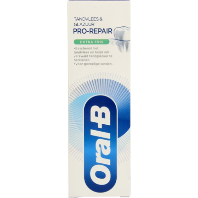 Afbeelding van Oral B Pro Repair Tandvlees &amp; Glazuur Extra Fris Tandpasta 75ML