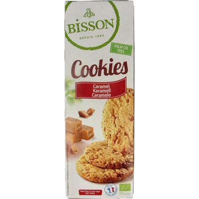Afbeelding van Bisson Caramel cookies bio 175 g