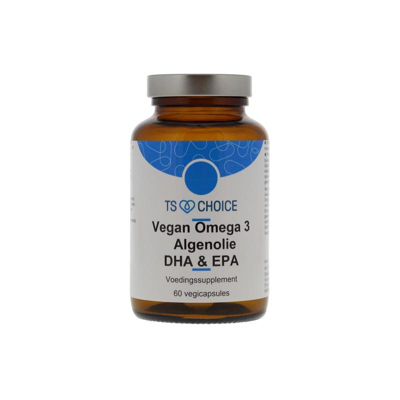 Afbeelding van Ts Choice Vegan Omega 3 Algenolie Dha &amp; Epa, 60 Veg. capsules
