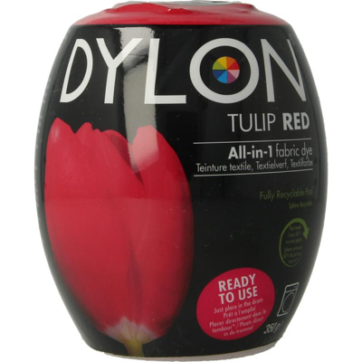 Afbeelding van Dylon Tulip Red All in 1 Textielverf