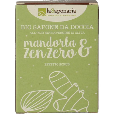 Afbeelding van La Saponaria Zeep olive oil almond ginger 100 g