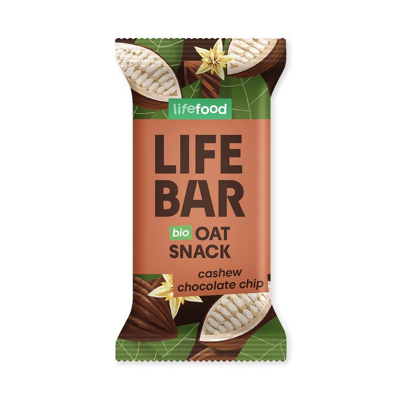 Afbeelding van Lifefood Lifebar haverreep chocolate chip bio 40 g